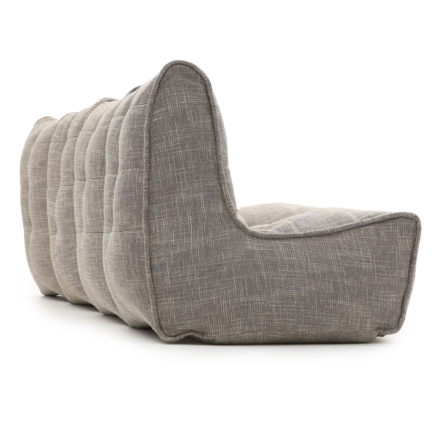 натуральное четырёхместный модульный диван Mod4 Quad Couch из Sofa Weave для гостиной и домашнего кинотеатра — фото в интерьере