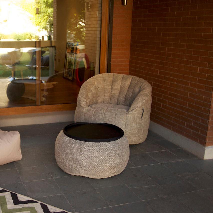 натуральное комплект лаунж-мебели Cove Package из Sofa Weave для гостиной и зон отдыха — фото в интерьере