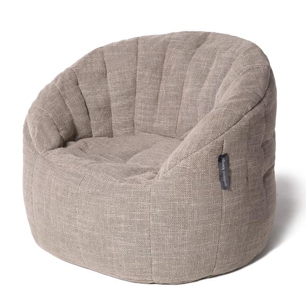 натуральное полукруглое бескаркасное кресло Butterfly Sofa из Sofa Weave для гостиной, домашнего кинотеатра и офиса