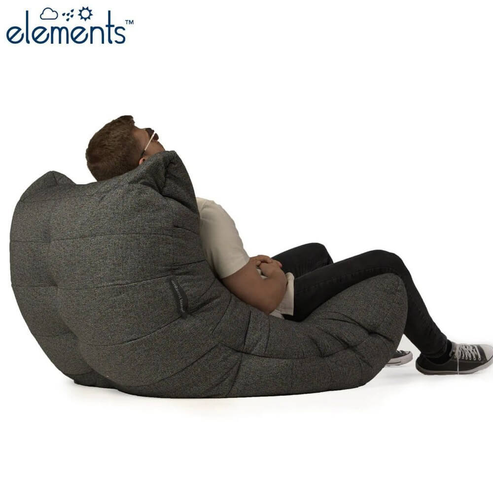 тёмно-серое акустический бескаркасный диван Acoustic Sofa уличное (Oxford) — дизайн и качество