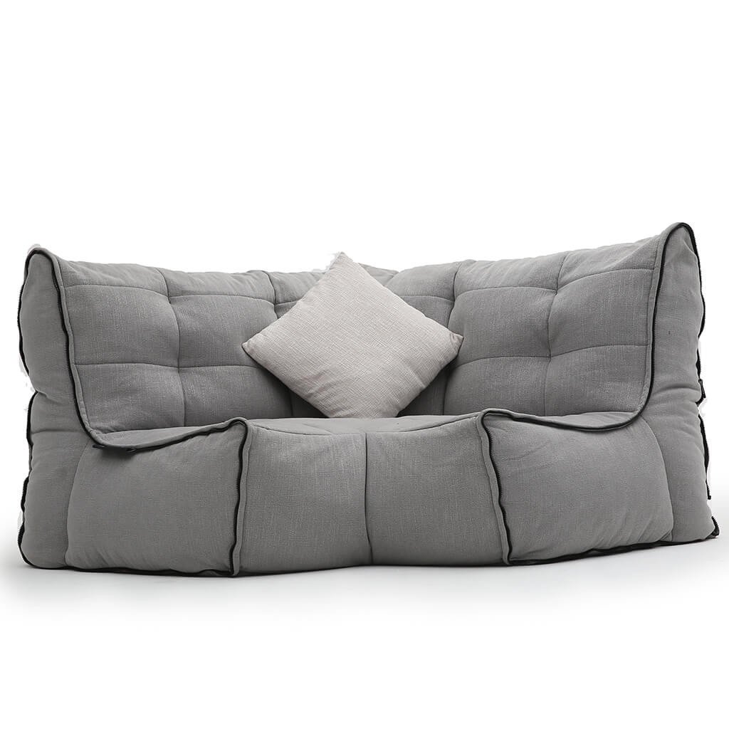 серое угловой элемент дивана Twin Modular Corner из Sofa Weave для гостиной — угловой модуль