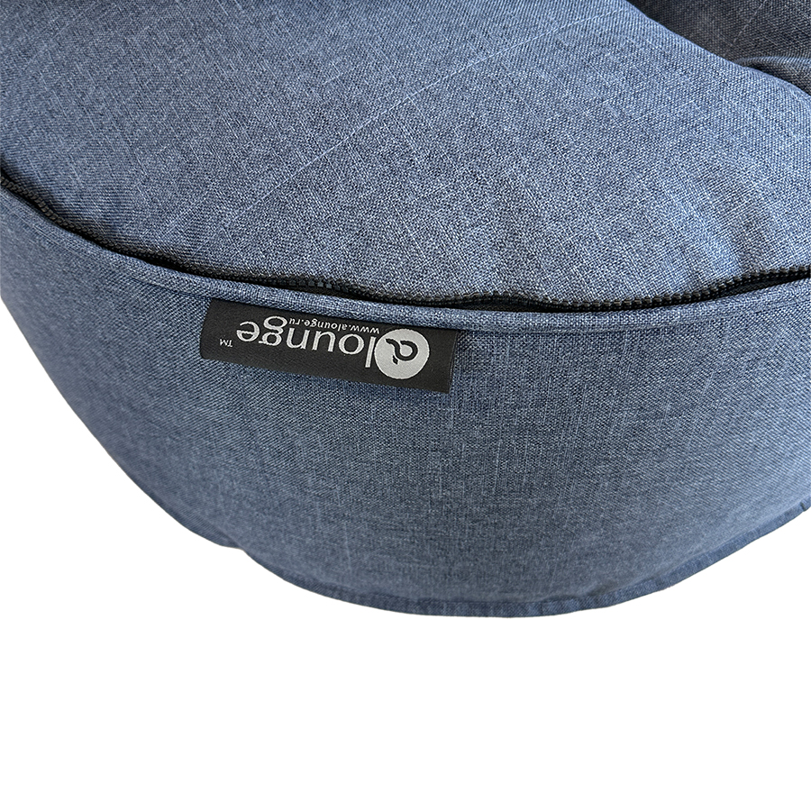 Лежак для собак Pet Lounge Large - Blue Dream Sheep — вид сбоку