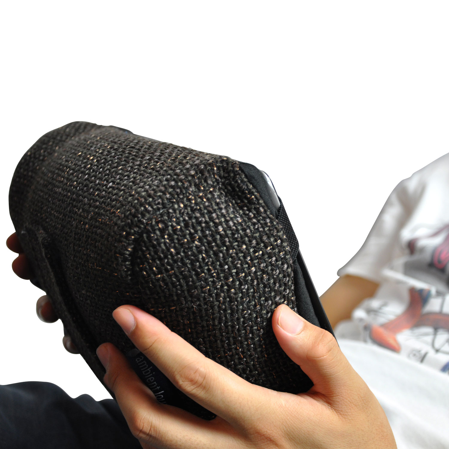 Tech Pillow - Hot Chocolate (Sofa Weave) — вид сбоку