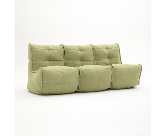 зелёное модульный диван-кинотеатр Mod3 Movie Couch шенилловое для домашнего кинотеатра и гостиной