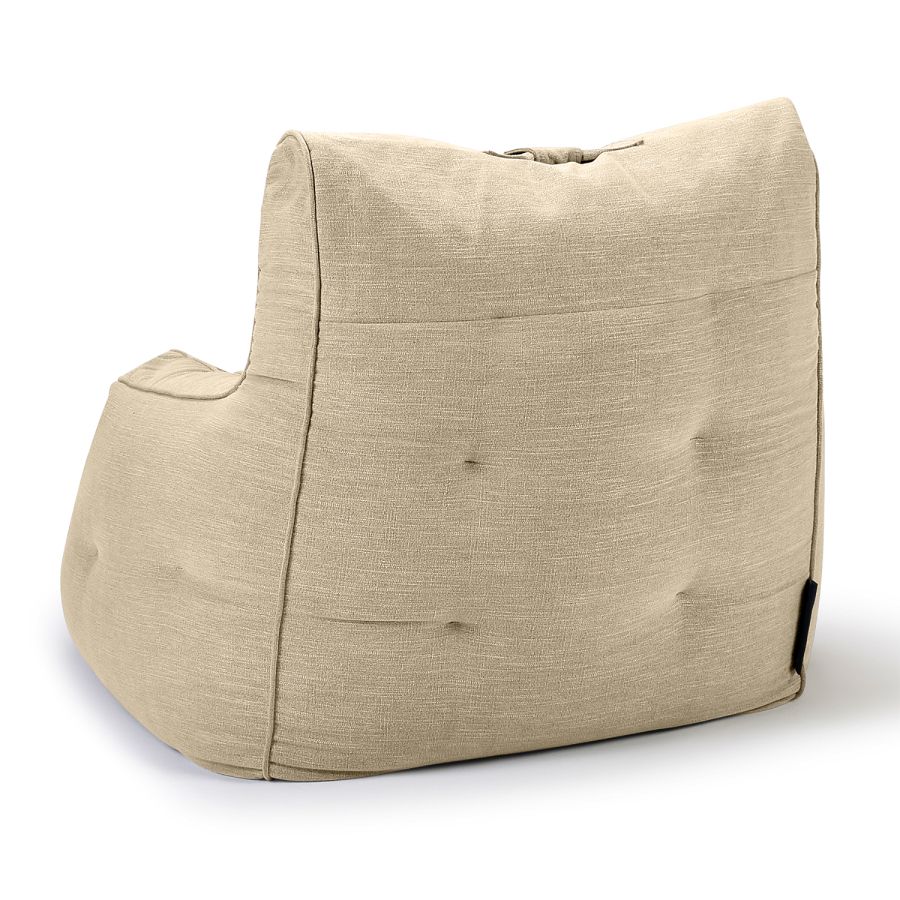 натуральное уличное лаунж-кресло Tranquility Armchair шенилловое для террасы, сада и веранды — вид сбоку