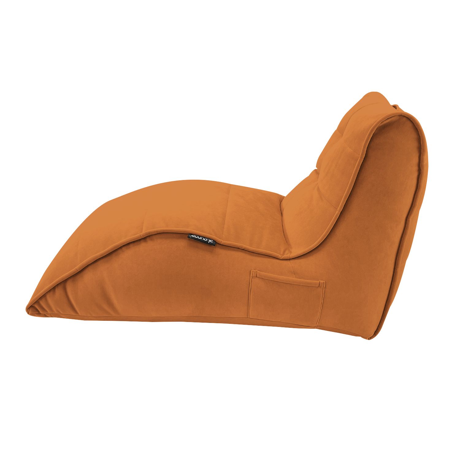 терракотовое бескаркасный лаунж-диван Avatar Sofa велюровое для гостиной, кабинета и лаунж-зоны