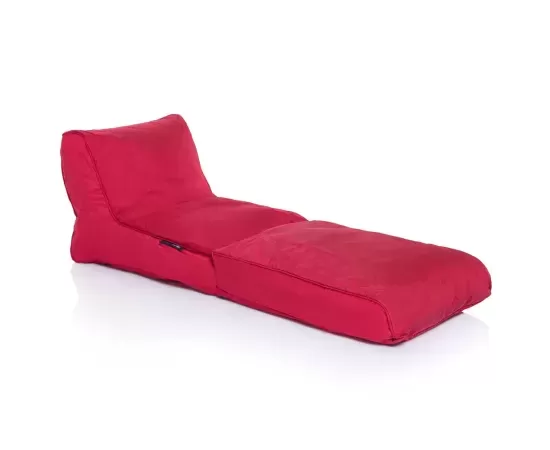 красное кресло-трансформер Conversion Lounger уличное (Oxford) для сада, террасы и использования дома