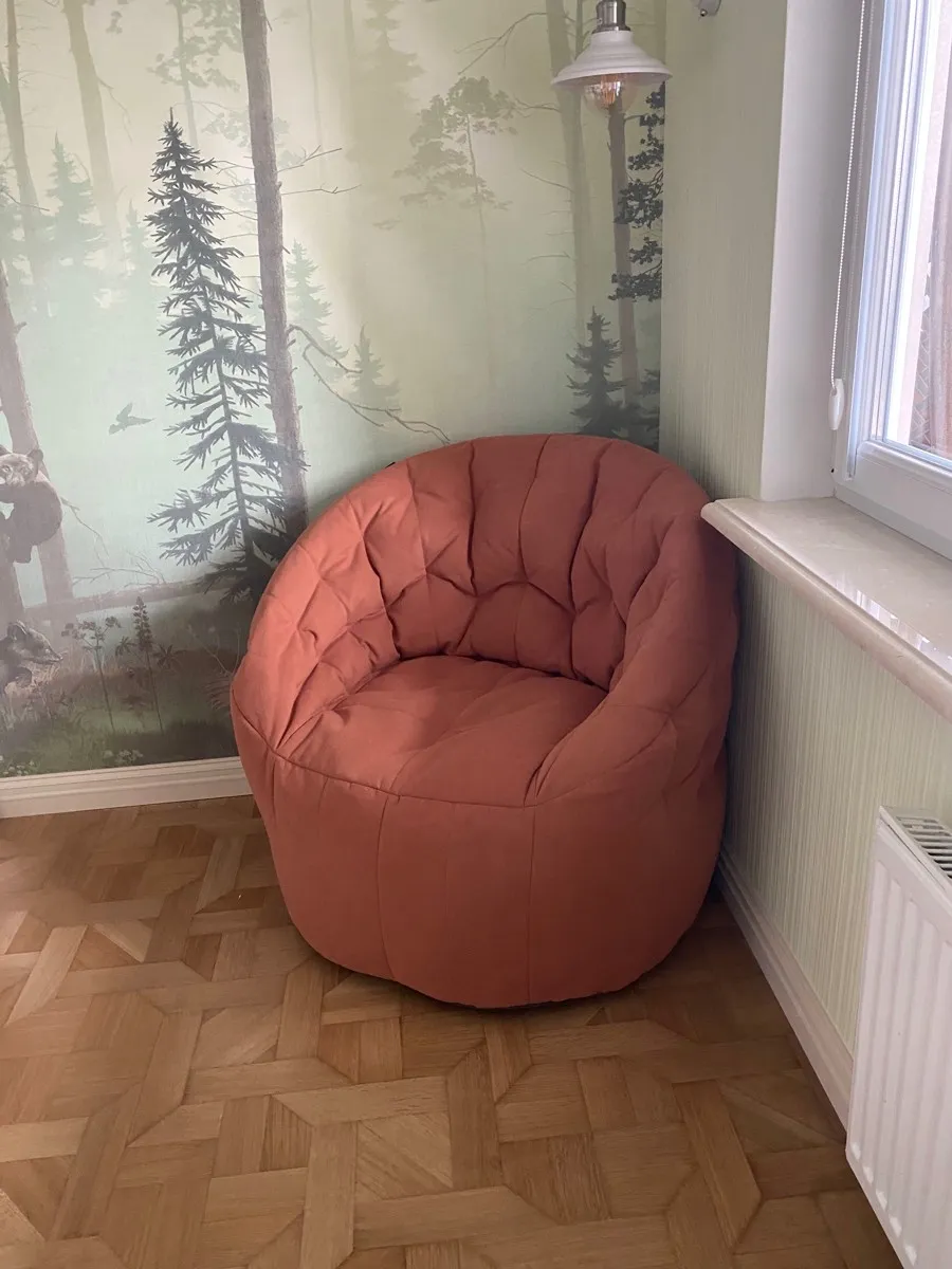 зелёное акустический бескаркасный диван Acoustic Sofa велюровое для домашнего кинотеатра, офиса и студии