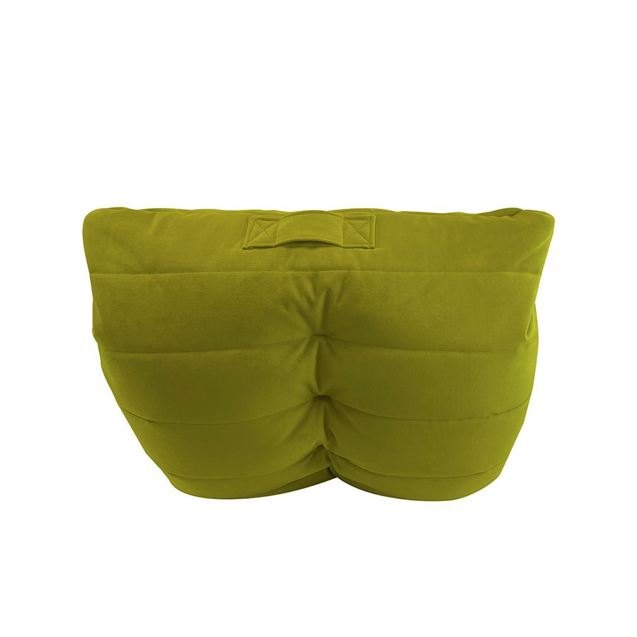 зелёное акустический бескаркасный диван Acoustic Sofa велюровое для домашнего кинотеатра, офиса и студии