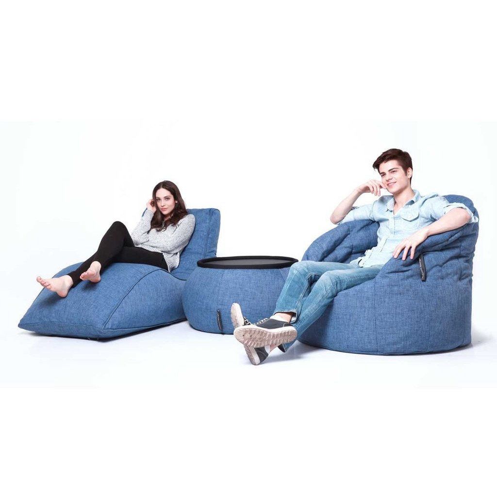 синее лаунж-комплект Loft Package из Sofa Weave для гостиной и офиса