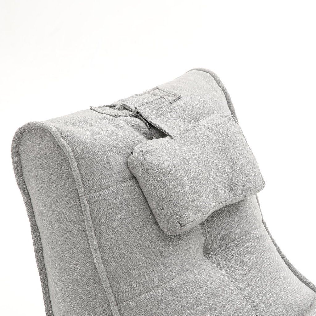 серое бескаркасный лаунж-диван Avatar Sofa из Sofa Weave — дизайн и качество