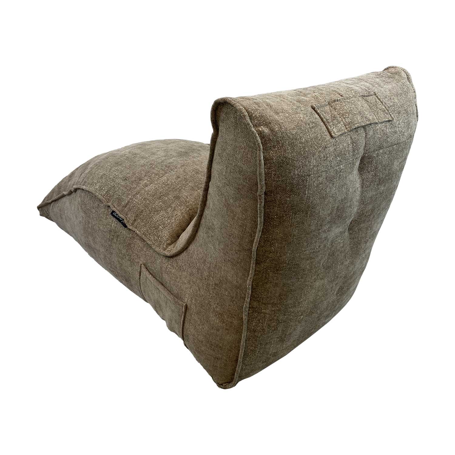 натуральное бескаркасный лаунж-диван Avatar Sofa из рогожки для гостиной, кабинета и лаунж-зоны
