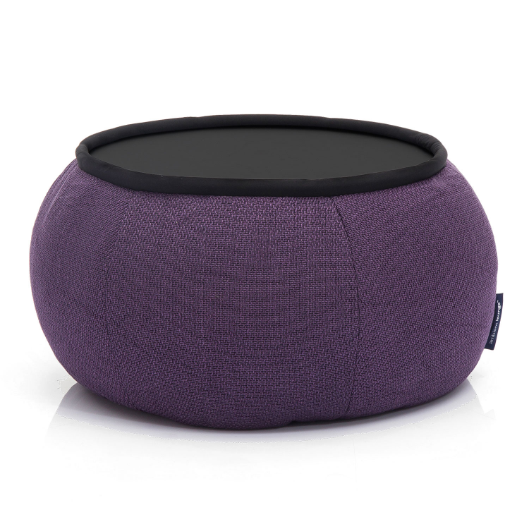 баклажановое складной столик Versa Table из Sofa Weave в интерьере гостиная