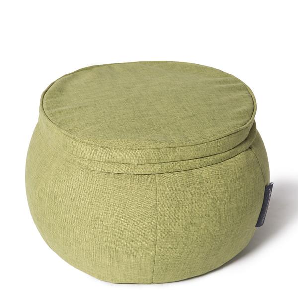 зелёное пуф с подлокотниками Wing Ottoman из Sofa Weave для гостиной и лаунж-зоны