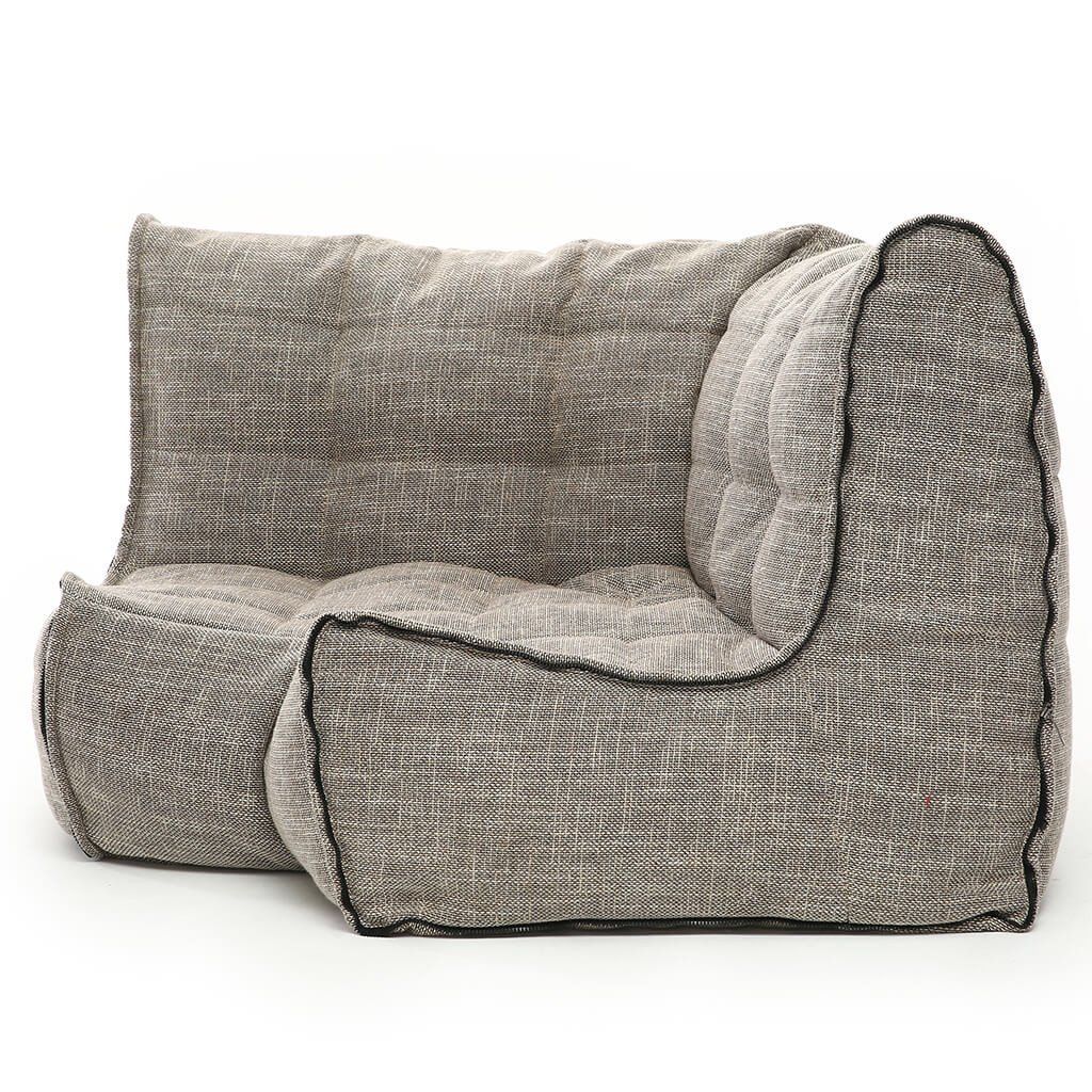 натуральное угловой элемент дивана Twin Modular Corner из Sofa Weave для гостиной — угловой модуль