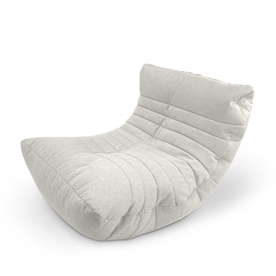 светло-серое акустический бескаркасный диван Acoustic Sofa жаккардовое для домашнего кинотеатра, офиса и студии