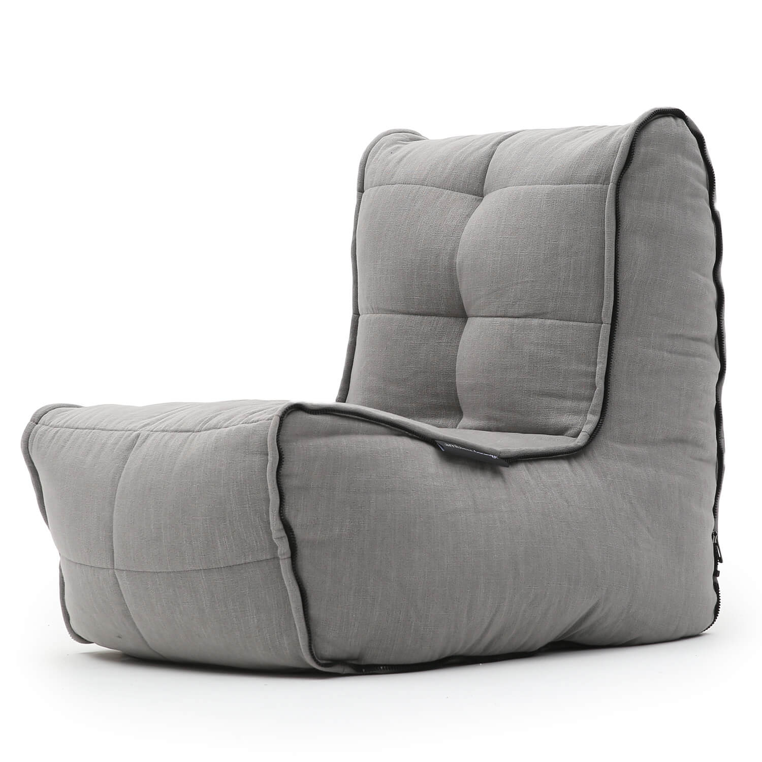 серое одинарный модуль дивана Twin Modular Single из Sofa Weave для гостиной — модульная система