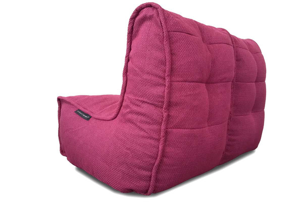 розовое двойной модульный диван Twin Couch из Sofa Weave в интерьере гостиная