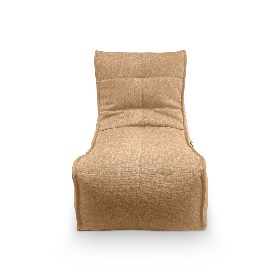 натуральное уличный бескаркасный диван Evolution Sofa жаккардовое в интерьере терраса