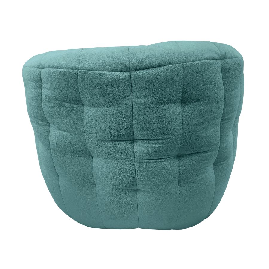 мятное полукруглое бескаркасное кресло Butterfly Sofa — дизайн и качество