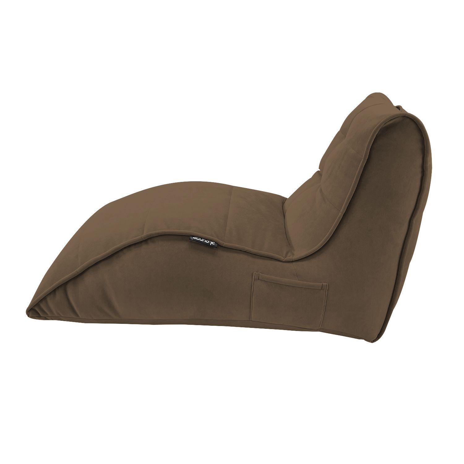 шоколадное бескаркасный лаунж-диван Avatar Sofa велюровое для гостиной, кабинета и лаунж-зоны