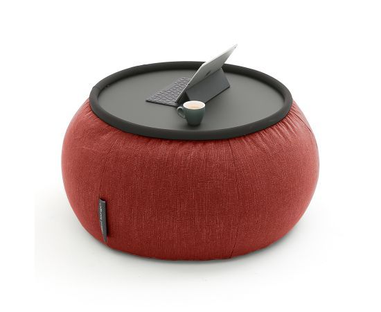 красное складной столик Versa Table шенилловое для гостиной и лаунж-зоны рядом с диваном