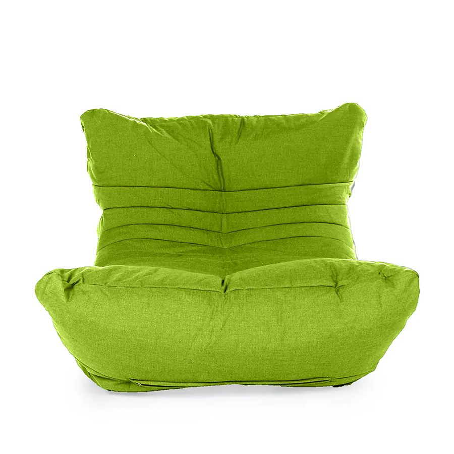лаймово-зелёное акустический бескаркасный диван Acoustic Sofa уличное (Oxford) для домашнего кинотеатра, офиса и студии