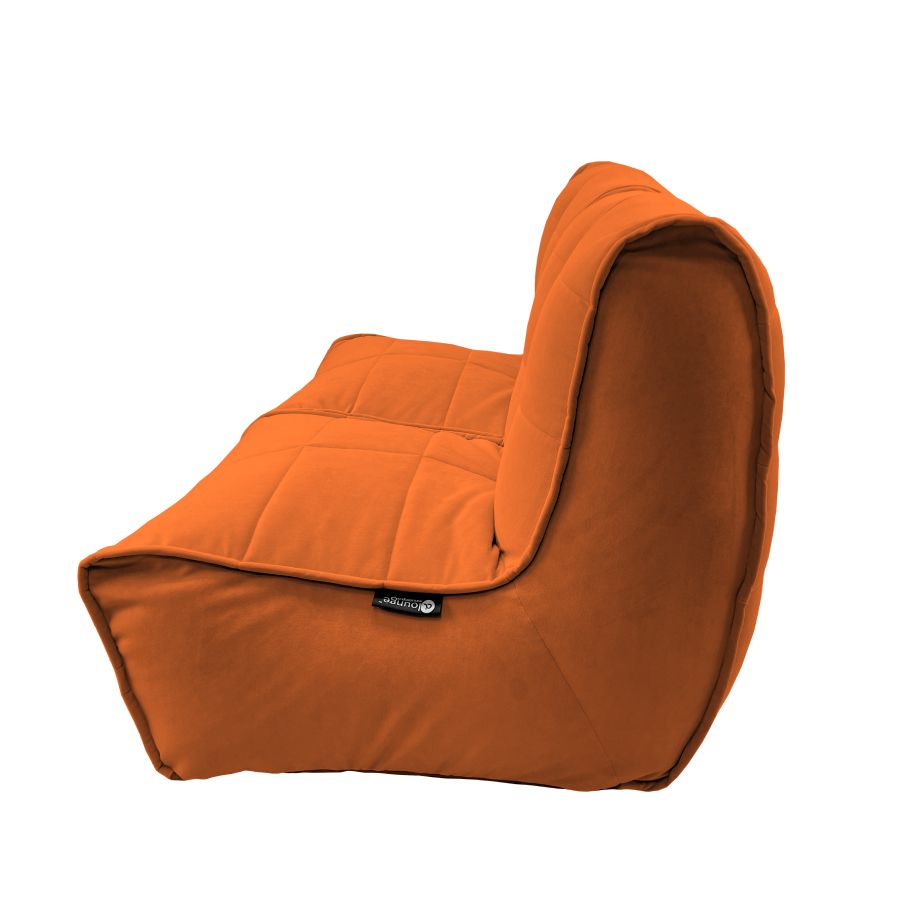 терракотовое двойной модульный диван Twin Couch велюровое — дизайн и качество