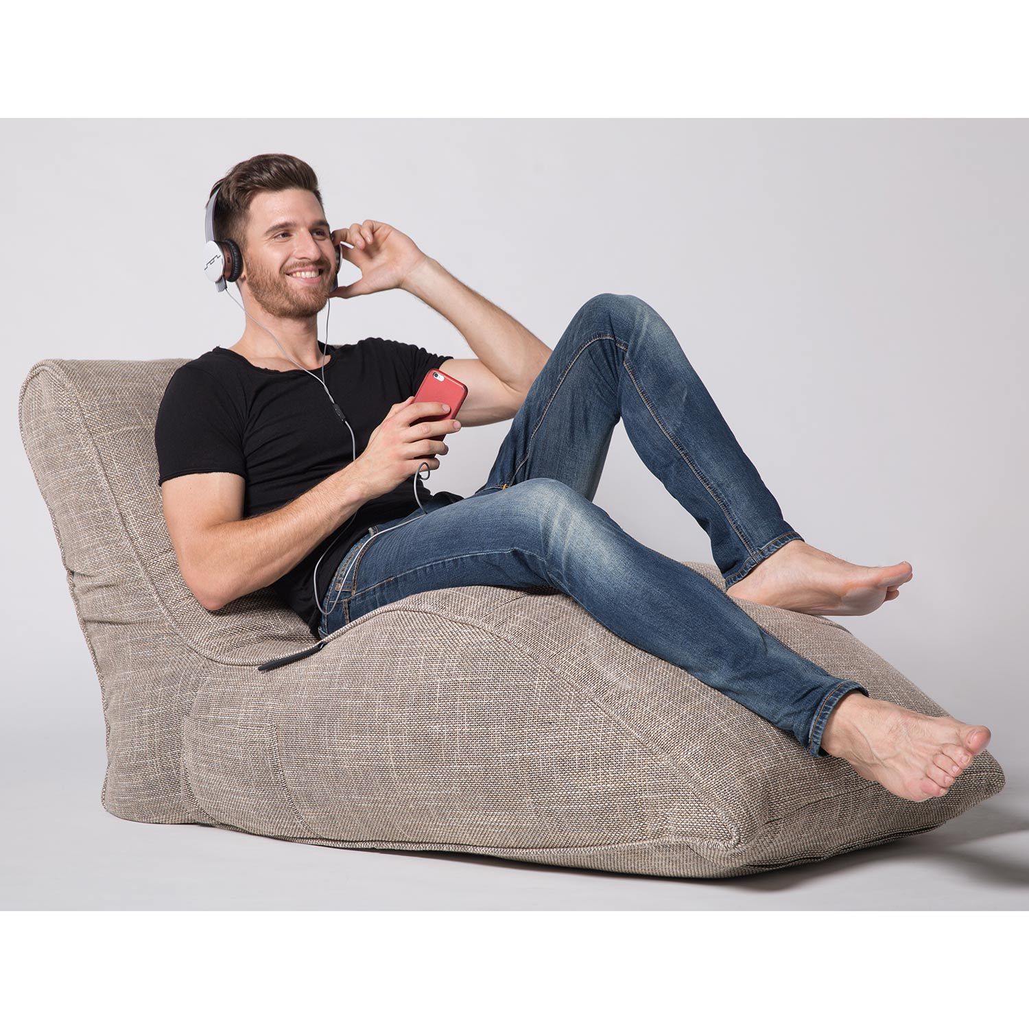 натуральное бескаркасный лаунж-диван Avatar Sofa из Sofa Weave для гостиной, кабинета и лаунж-зоны