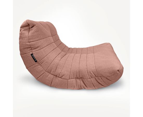 розовое акустический бескаркасный диван Acoustic Sofa из рогожки для домашнего кинотеатра, офиса и студии