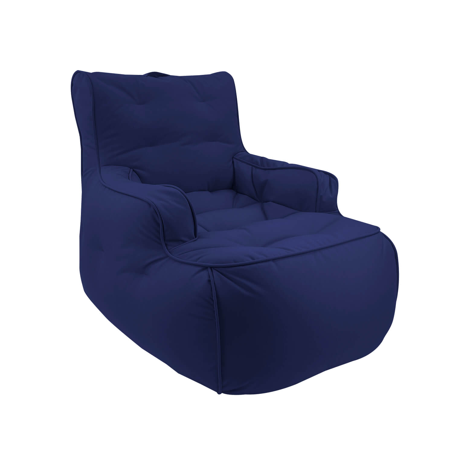 тёмно-синее уличное лаунж-кресло Tranquility Armchair уличное (Oxford) для террасы, сада и веранды