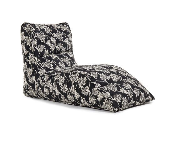 чёрное бескаркасный лаунж-диван Avatar Sofa уличное ткань Elements для гостиной, кабинета и лаунж-зоны