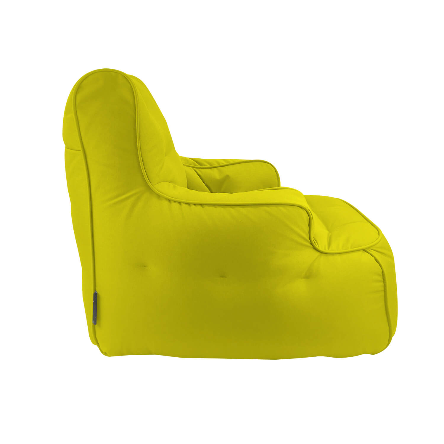 лаймово-зелёное уличное лаунж-кресло Tranquility Armchair уличное (Oxford) для террасы, сада и веранды — фото в интерьере