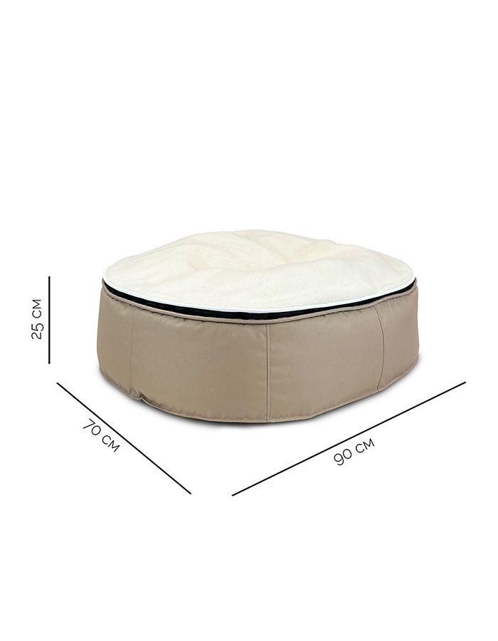 Лежак для кошек Pet Lounge Medium - Cappuccino Sheep — крупный план