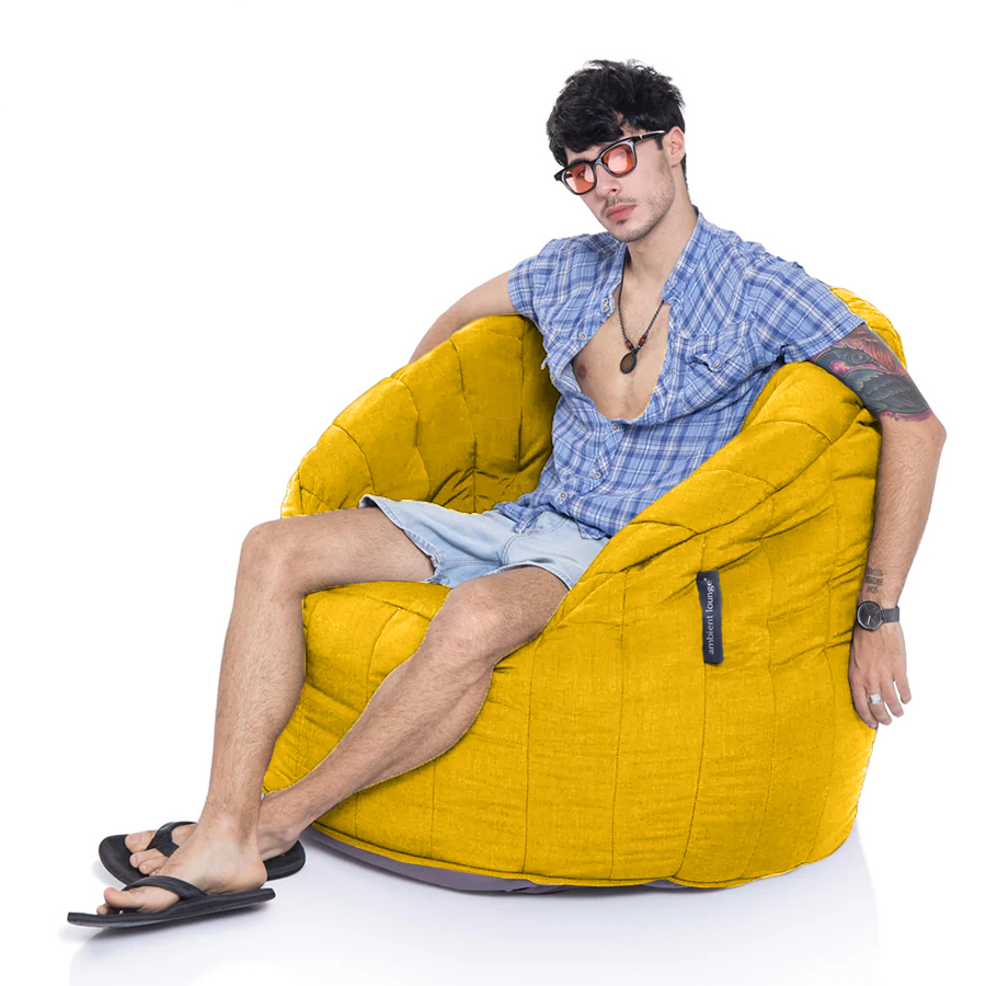 полукруглое бескаркасное кресло Butterfly Sofa для гостиной, домашнего кинотеатра и офиса
