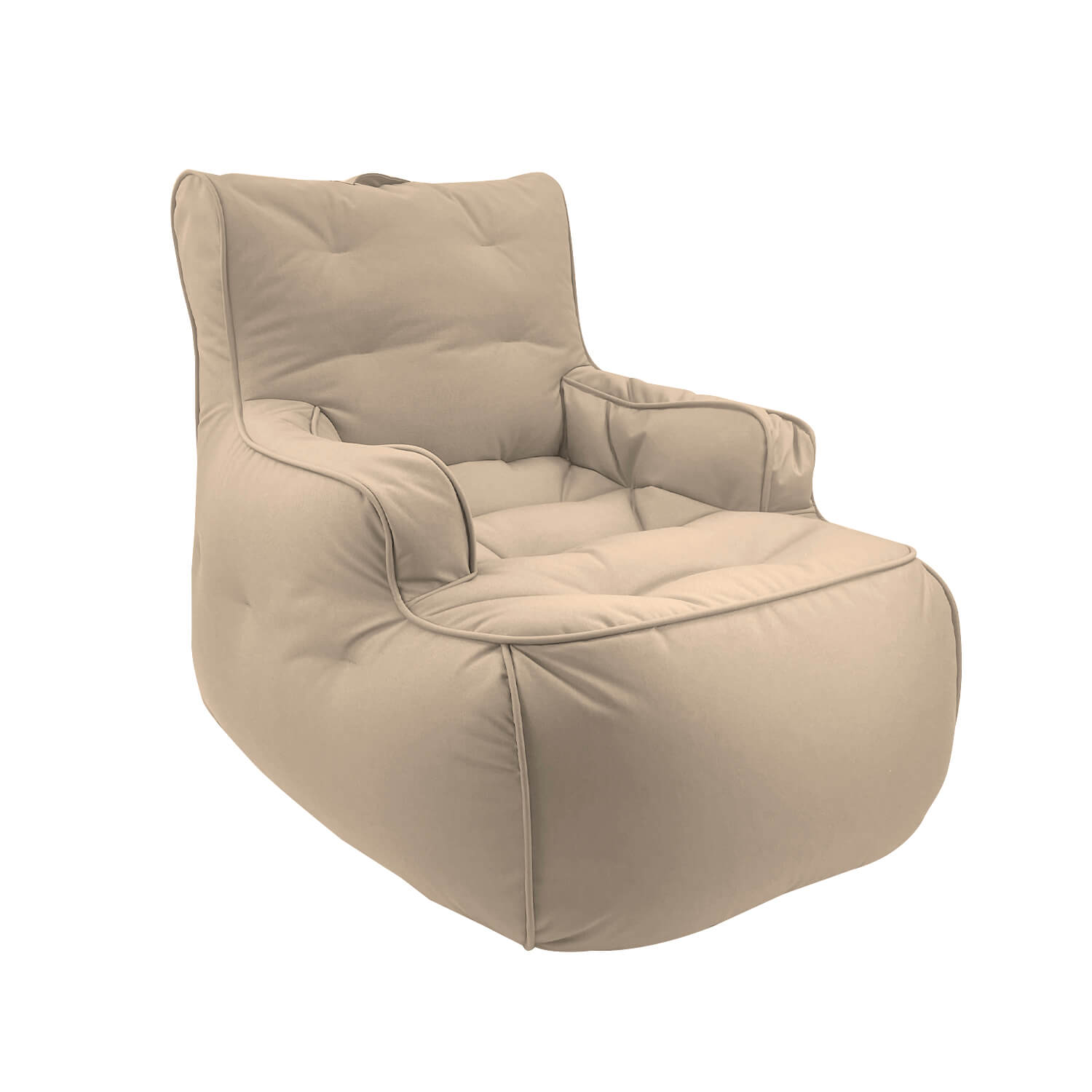 бежевое уличное лаунж-кресло Tranquility Armchair уличное (Oxford) для террасы, сада и веранды