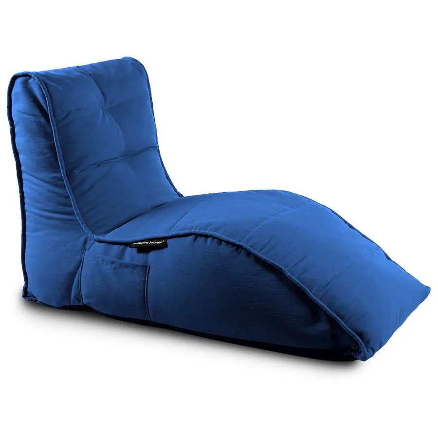тёмно-синее бескаркасный лаунж-диван Avatar Sofa уличное (Oxford) для гостиной, кабинета и лаунж-зоны