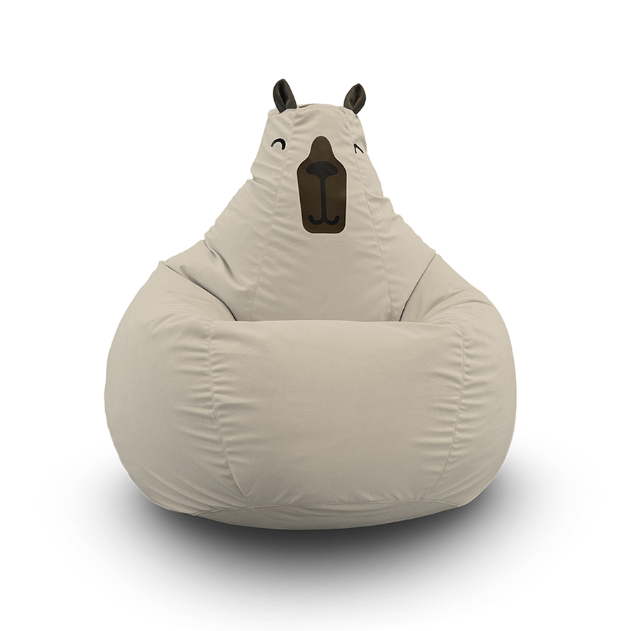 Bean Bag Капибара - размер 4XL Eco Weave (Велюр)