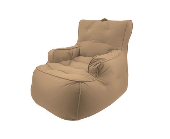 серо-бежевое уличное лаунж-кресло Tranquility Armchair уличное из олефина — дизайн и качество