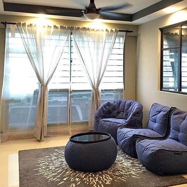 баклажановое двойной модульный диван Twin Couch из Sofa Weave для гостиной и переговорной — крупный план