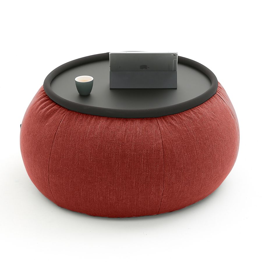 красное складной столик Versa Table шенилловое для гостиной и лаунж-зоны рядом с диваном