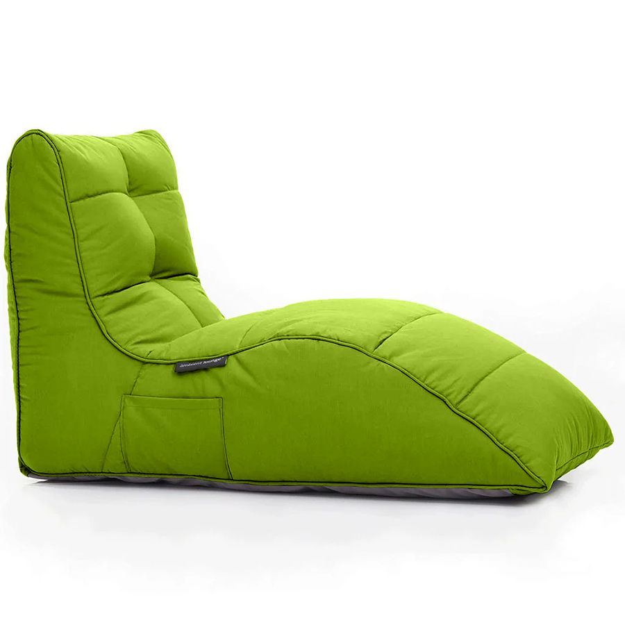 лаймово-зелёное бескаркасный лаунж-диван Avatar Sofa уличное (Oxford) для гостиной, кабинета и лаунж-зоны