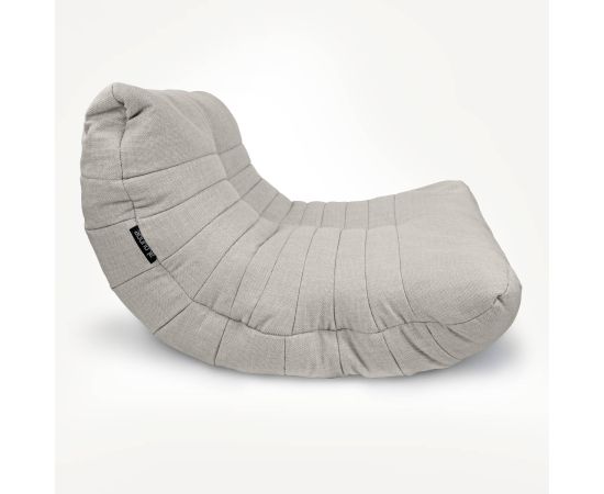 светло-серое акустический бескаркасный диван Acoustic Sofa из рогожки — дизайн и качество