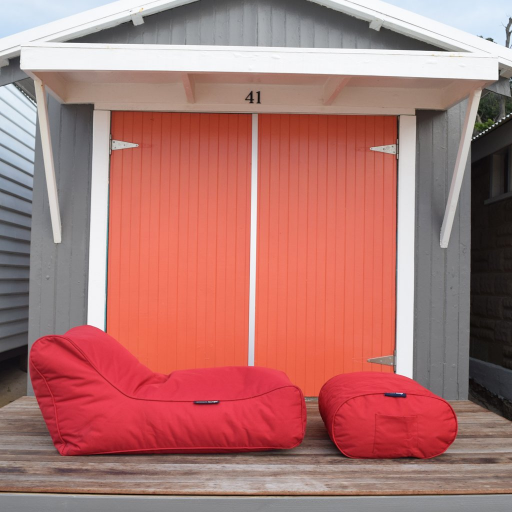 оранжевое уличный шезлонг Studio Chaise уличное (Oxford) для террасы, бассейна и сада