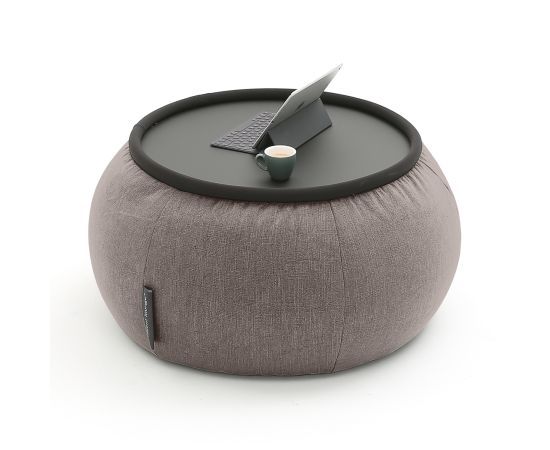 шоколадное складной столик Versa Table шенилловое — дизайн и качество
