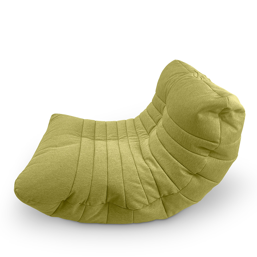 зелёное акустический бескаркасный диван Acoustic Sofa жаккардовое в интерьере офис