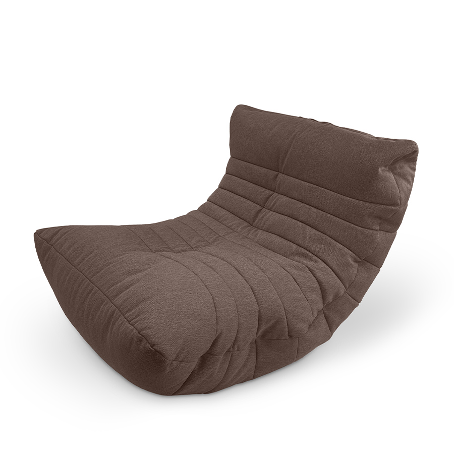 шоколадное акустический бескаркасный диван Acoustic Sofa жаккардовое для домашнего кинотеатра, офиса и студии