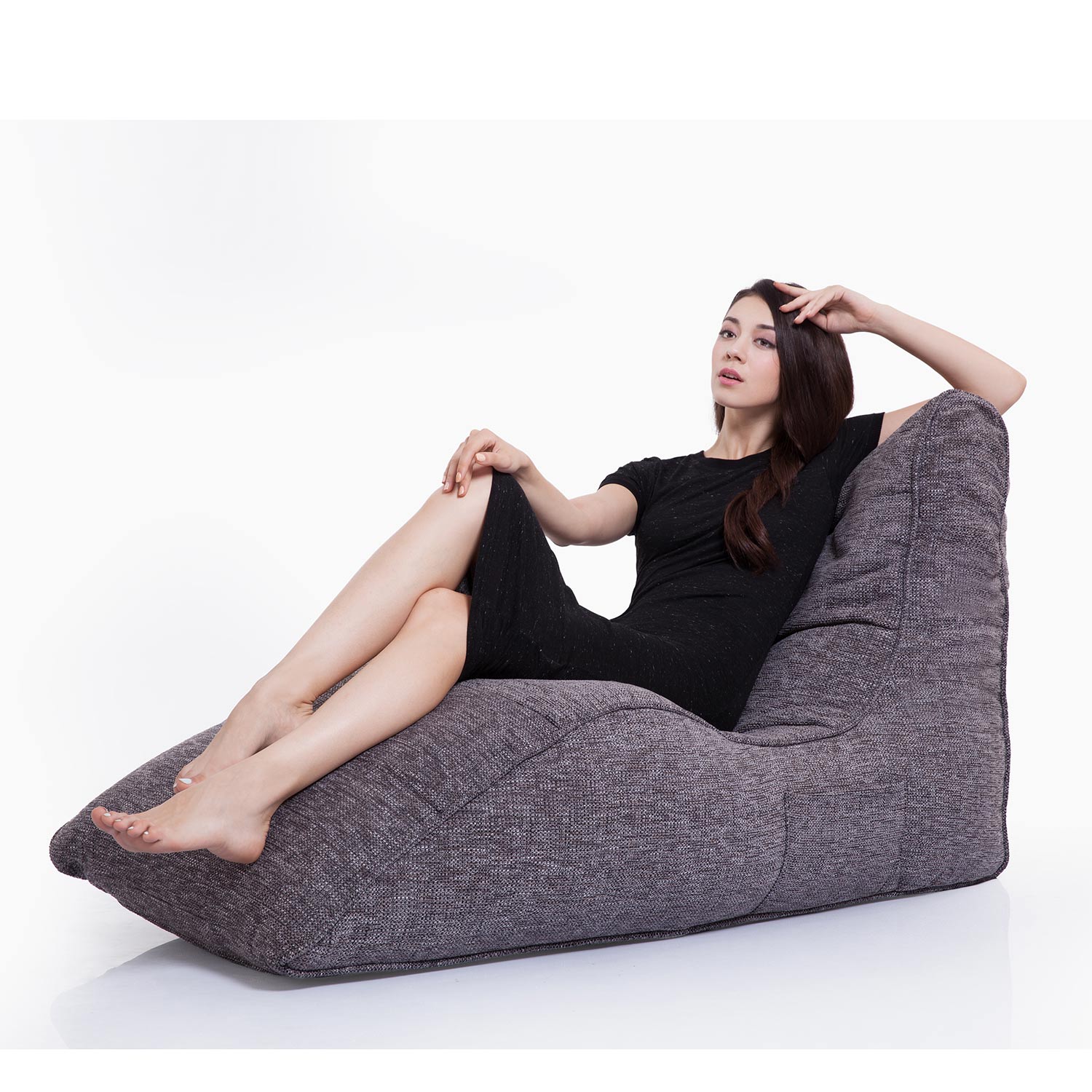 тёмно-серое бескаркасный лаунж-диван Avatar Sofa из Sofa Weave — дизайн и качество