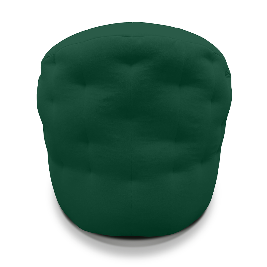 Купить лёгкое бескаркасное кресло Butterfly Light Sofa - Forest Green (зеленый Велюр)