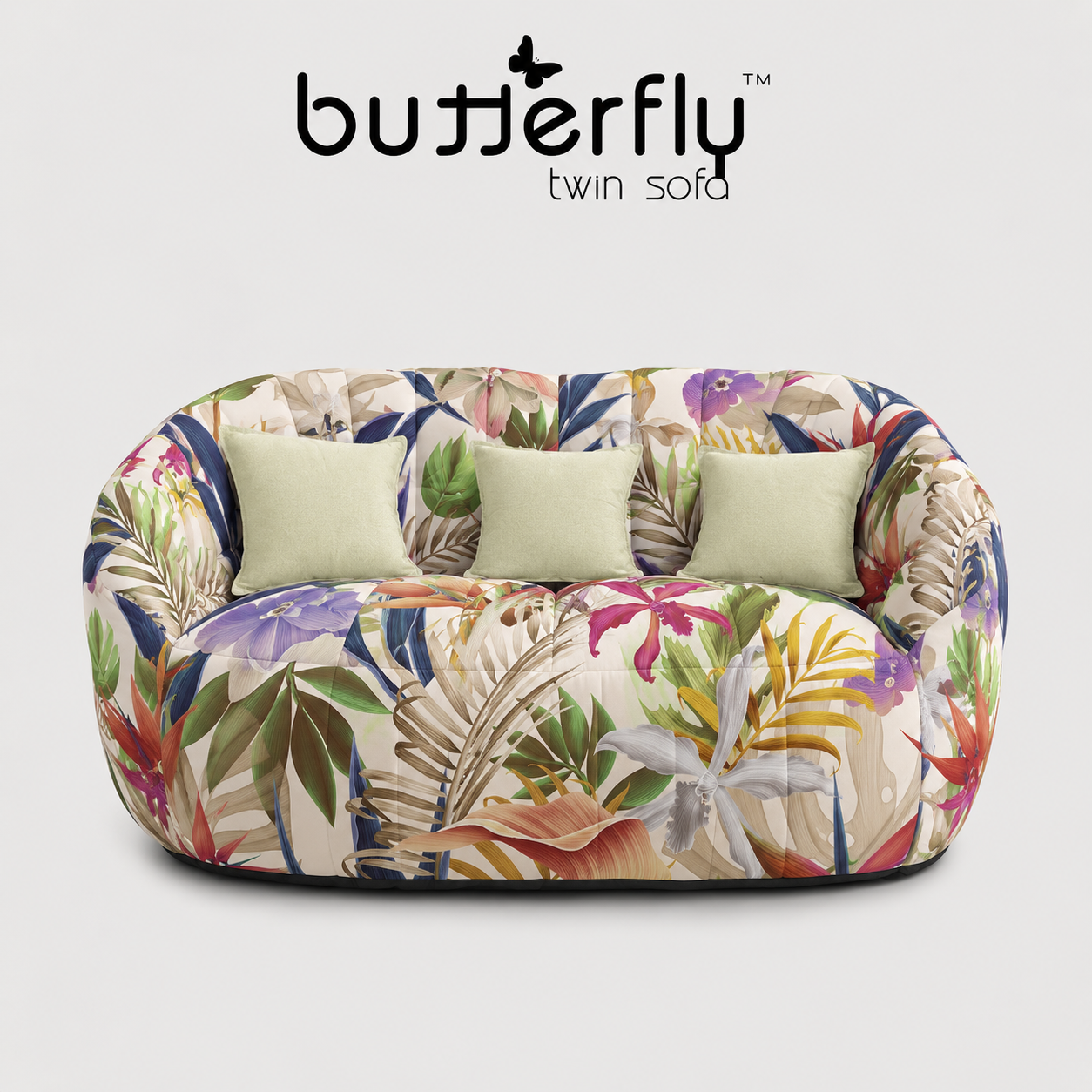 Бескаркасный диван Butterfly Twin Sofa (под заказ)